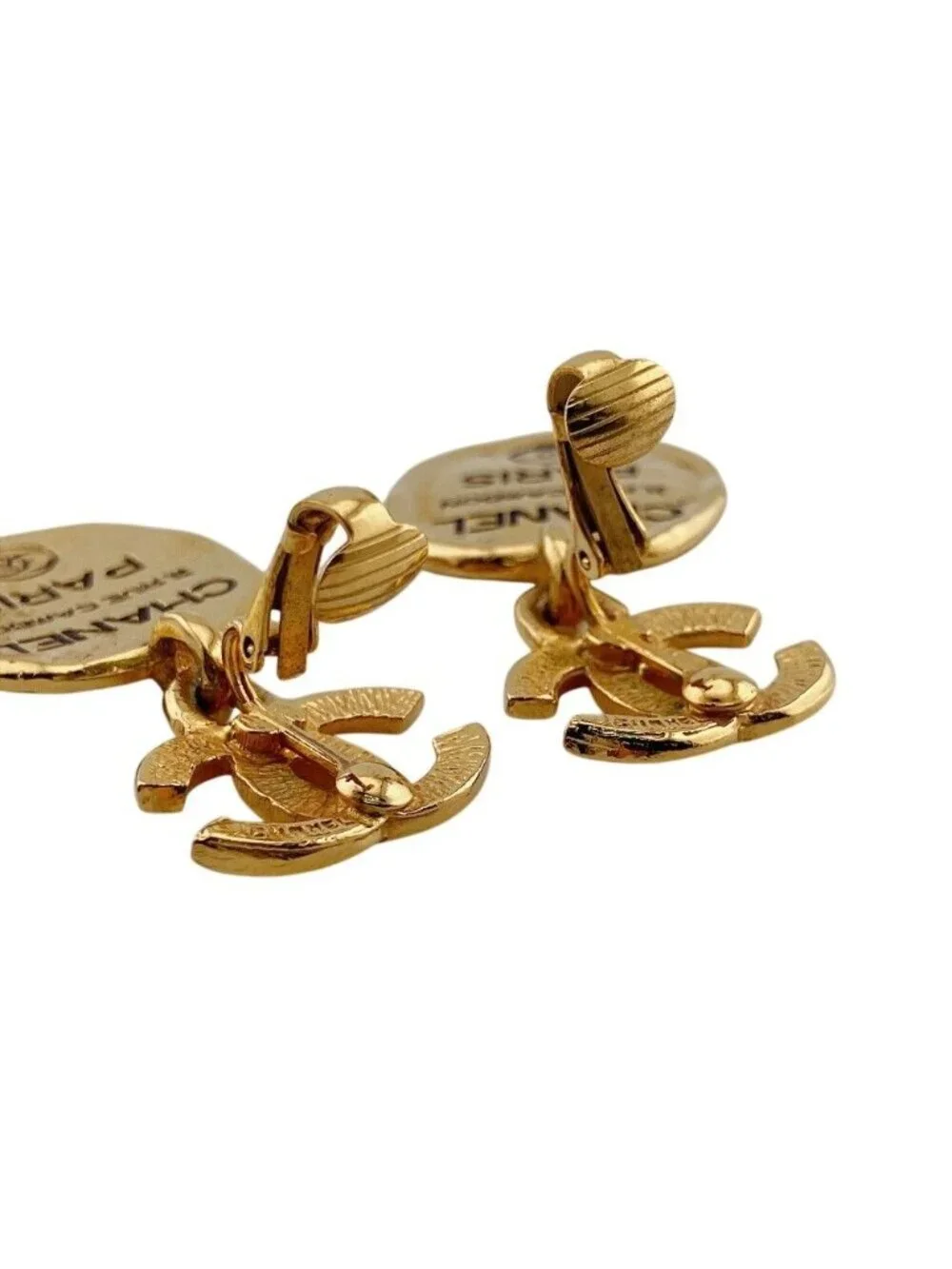 Chanel 31 Rue Cambon Earrings Gold